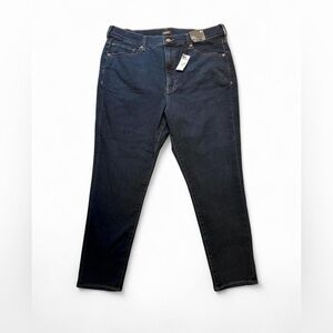 Express Women’s Plus Size 16S High Rise Skinny Jeans Supersoft Dark Wash NWT